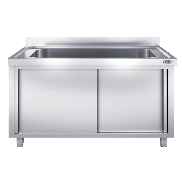 Skříňka na mytí hrnců - 2000x700mm - s 1 umyvadlem - Image 3