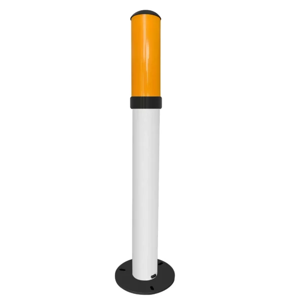 Stojanový popelník vyrobený z hliníku - bílá/oranžová - Image 5