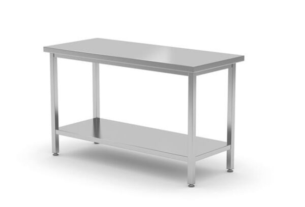 Samostatný stůl s policí - montovaný, hloubka 700 mm, HENDI, Kitchen Line, 1200x700x(H)850mm - Image 2