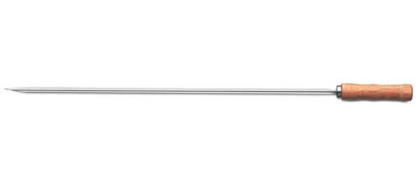 Široká špízová ihla Churrasco s drevenou rukoväťou, Tramontina, Hnedá, (L)750mm
