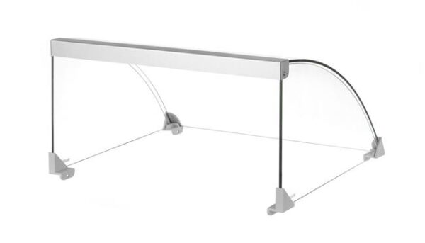 Skleněný kryty pro válcový ohřívač na párky, HENDI, pro ohřívač s 9 válci s kódem 268605, 470x401x(H)250mm - Image 2