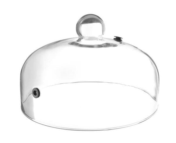 Sklenený poklop s prieduchom, HENDI, Tanierová doska, ø260x(H)174mm