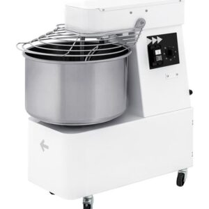 Špirálové miesiče s pevnou nádobou, s 2 rýchlosťami, Prismafood, 128 kg/h, 48L, 400V/2200W, 480x805x(H)850mm