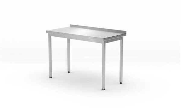 Stenový stôl Budget Line, bez polici - zoskrutkovaný, hĺbka 600 mm, HENDI, Budget Line, 800x600x(H)850mm