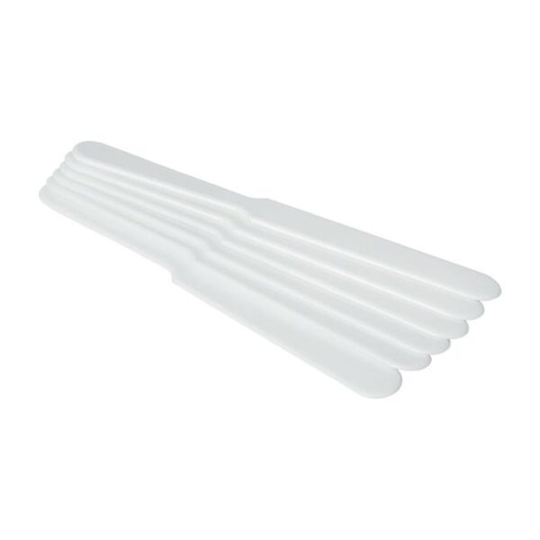 Stierka na pivnú penu, Bar up, Biela, 6 ks, 235x26mm