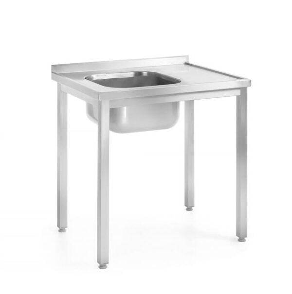 Mycí stůl s dřezem – 600x600x850 mm | Hendi 811849 - Image 3