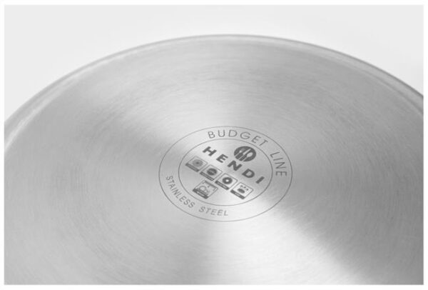 Střední hrnec – s poklicí, HENDI, Budget Line, 14L, ø300x(H)200mm - Image 3