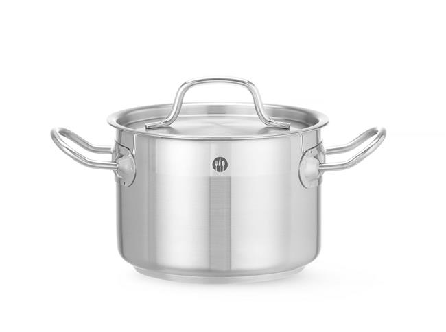 Stredný hrniec – s pokrievkou, HENDI, Profi Line, 2L, ø160x(H)110mm