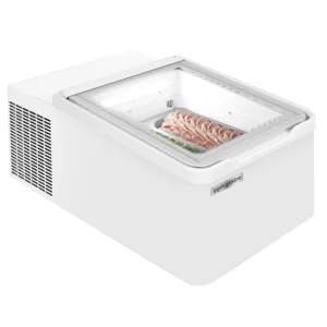 Stolní vitrína na zmrzlinu - 460mm - pro 2x 5L nádoby na zmrzlinu