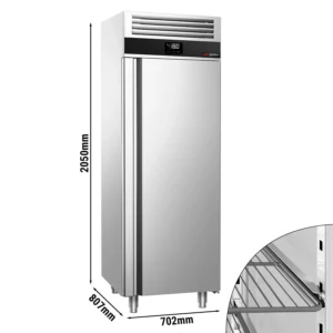 Mraznička PREMIUM - GN 2/1 - 700 litrů - s 1 dveřmi