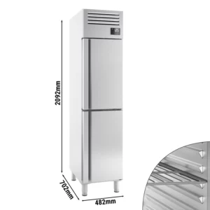 Mraznička PREMIUM PLUS - GN 1/1 - 325 litrů - se 2 nerezovými polovičními dveřmi
