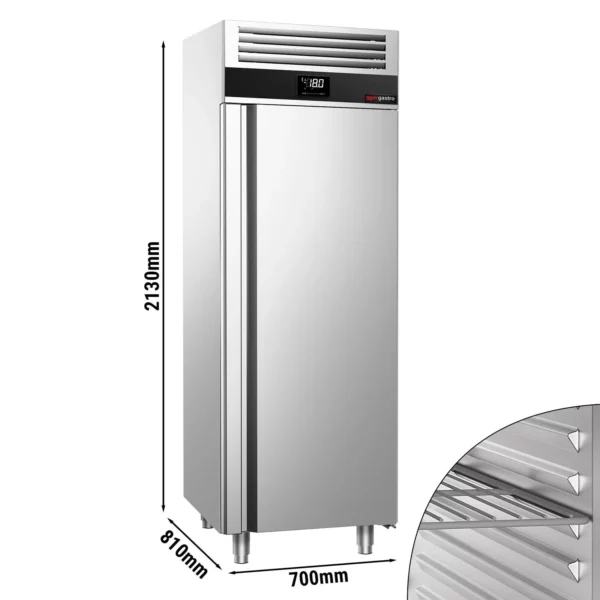 Mraznička PREMIUM - GN 2/1 - 700 litrů - s 1 dveřmi