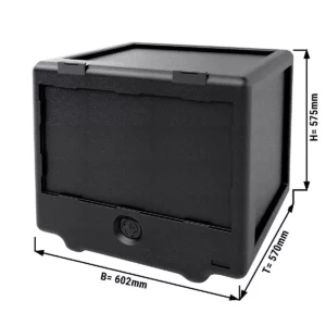 Termobox čelní nakladač | Kurýrní doručovací box | Polystyrenový box | Polibox - 100 litrů