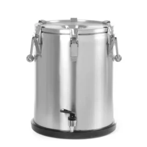 Termoska Profi Line pro přepravu potravin – s kohoutkem, HENDI, Profi Line, 25L, ø330x(H)430mm 710234