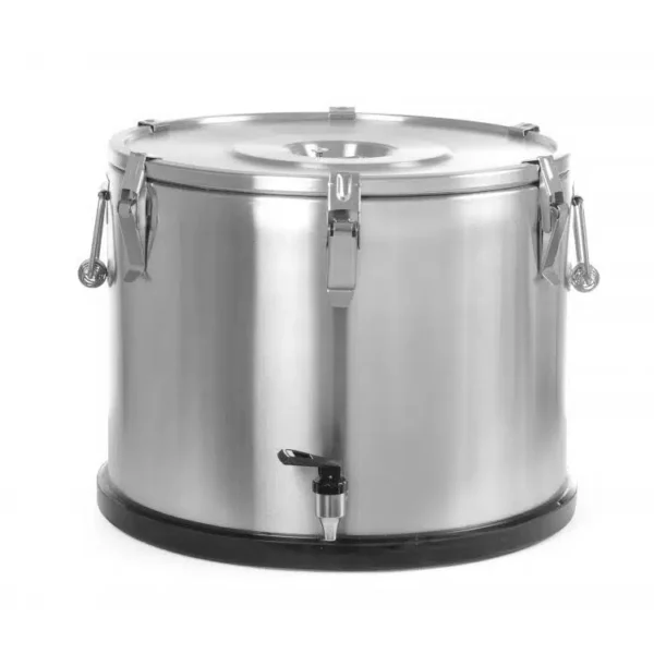Termoska Profi Line pro přepravu potravin – s kohoutkem, HENDI, Profi Line, 50L, ø480x(H)380mm / 710333