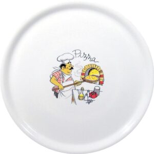 Tradičný tanier na pizzu, HENDI, Biela, ø310mm