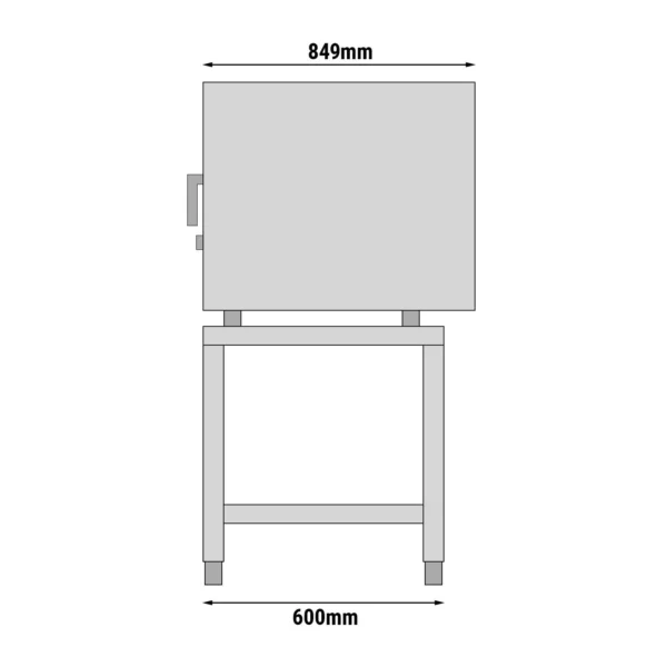 Základní rám pro konvektomaty - série KD - Image 2