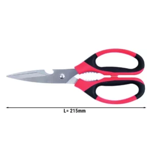 Univerzální nůžky - 21,5 cm - s otvírákem na lahve
