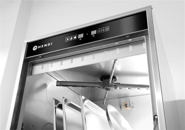 Myčka nádobí na tácky a hrnce 50x60 – elektronicky ovládaná, s dávkovačem čisticího prostředku a odtokovým čerpadlem, HENDI, napětí: 230 V, výkon: 5 kW, 230V/5000W, 595x730x(H)13 - Image 14