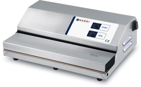 Vákuový baliaci stroj - lamelový, HENDI, Kitchen Line, Zváracia lišta 350 mm, 230V/250W, 370x260x(H)130mm
