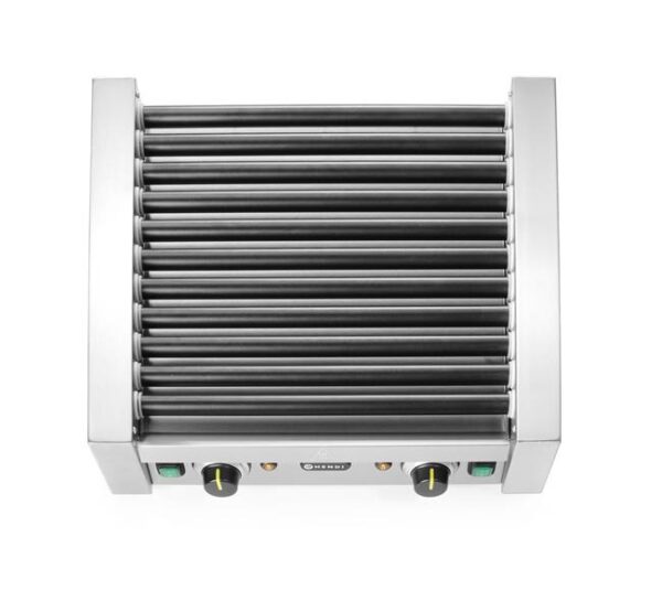 Válečkový ohřívač párků dvouzónový, HENDI, 11 válečků, 230V/1180W, 530x525x(H)180mm - Image 4