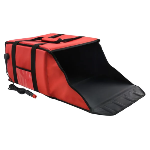 WarmBag/Pizzabag PRO - Vyhřívaná taška na doručení - na 4 krabice na pizzu 35x35cm - červená - Image 8