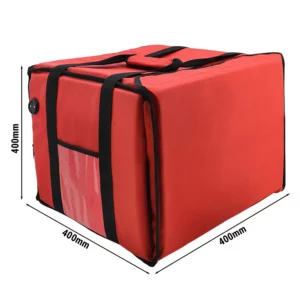 WarmBag/Pizzabag PRO - vyhřívaná taška na doručení - na 8 krabic na pizzu 35x35cm - červená