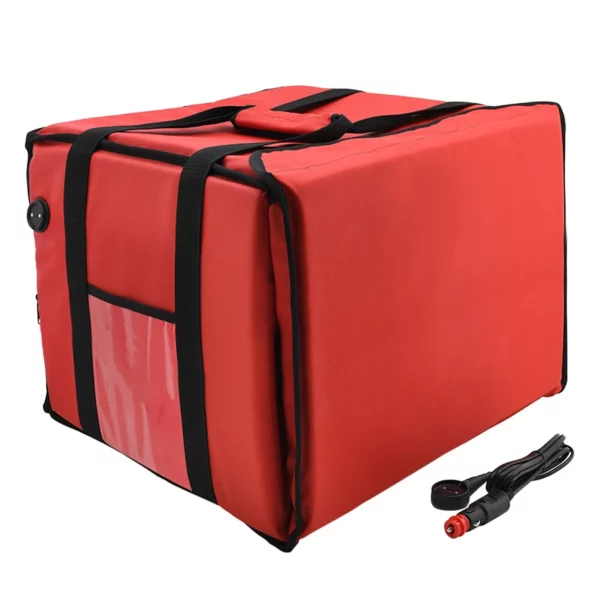 WarmBag/Pizzabag PRO - vyhřívaná taška na doručení - na 8 krabic na pizzu 35x35cm - červená - Image 8