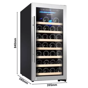 Chladnička na víno - 1 klimatická zóna - 100 litrů - max. 29 lahví