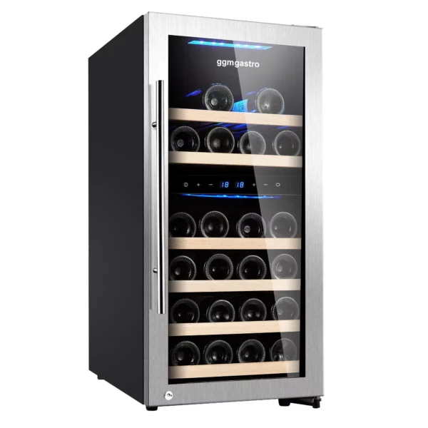 Chladnička na víno - 2 klimatické zóny - 100 litrů - max. 33 lahví - Image 5