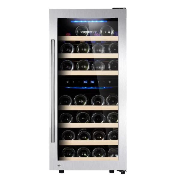 Chladnička na víno - 2 klimatické zóny - 100 litrů - max. 33 lahví - Image 7