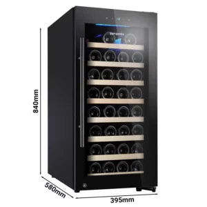 Chladnička na víno - 1 klimatická zóna - 100 litrů - max. 29 lahví