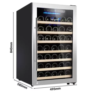 Chladnička na víno - 1 klimatická zóna - 120 litrů - max. 52 lahví