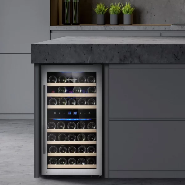 Chladnička na víno - 2 klimatické zóny - 120 litrů - max. 45 lahví - Image 4