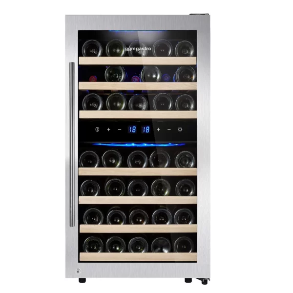 Chladnička na víno - 2 klimatické zóny - 120 litrů - max. 45 lahví - Image 8
