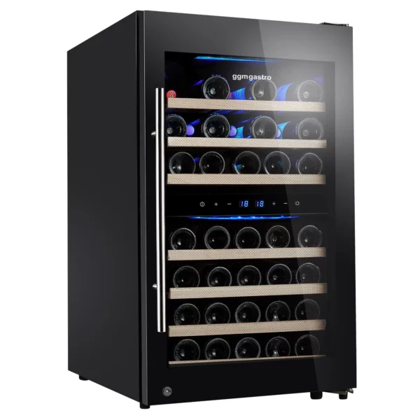Chladnička na víno - 2 klimatické zóny - 120 litrů - max. 45 lahví - Image 7