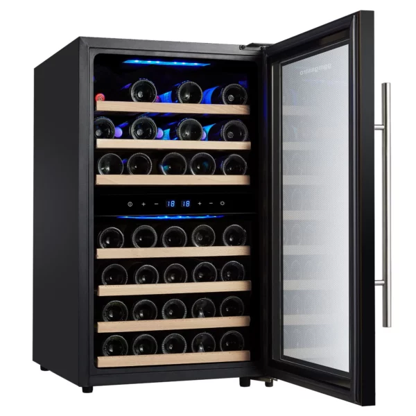 Chladnička na víno - 2 klimatické zóny - 120 litrů - max. 45 lahví - Image 8