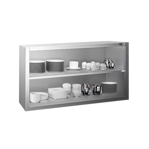 Nerezová nástěnná skříňka PREMIUM - 1000x400mm - bez posuvných dveří - výška 650mm - Image 5