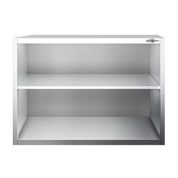 Nerezová nástěnná skříňka 1,0 m - bez posuvných dveří - výška 0,8 m - Image 6