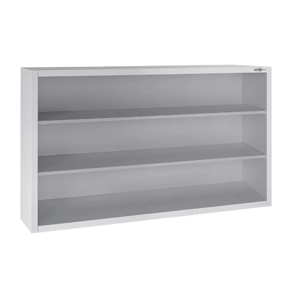 Nerezová nástěnná skříňka ECO - 1400 mm - bez posuvných dveří 1000 mm vysoká - Image 4