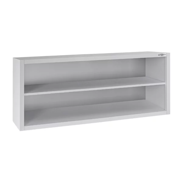 Nerezová nástěnná skříňka ECO - 1600x400mm - bez posuvných dveří - výška 650mm - Image 4