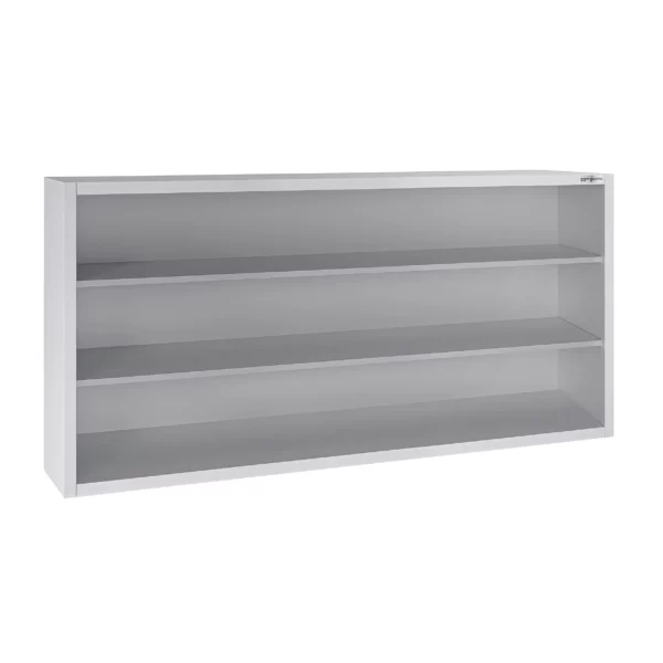 Nerezová nástěnná skříň ECO - 2000 mm - bez posuvných dveří 1000 mm vysoká - Image 4
