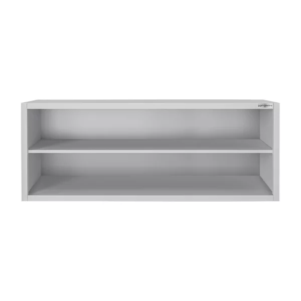 Nerezová nástěnná skříňka ECO - 2000x400mm - bez posuvných dveří - výška 650mm - Image 6