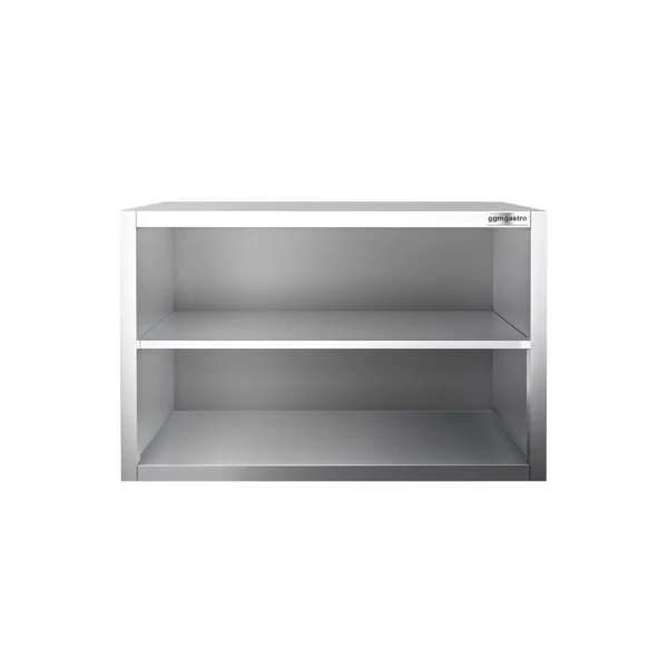 Nerezová nástěnná skříňka PREMIUM - 800x400 mm - bez křídlových dveří - výška 650 mm - Image 6