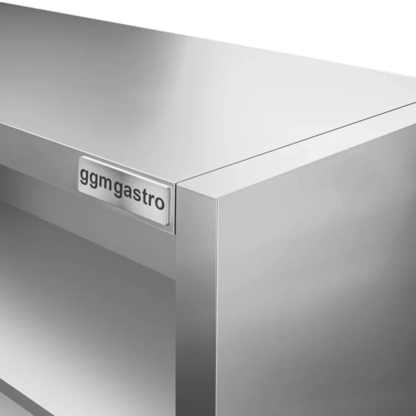 Nerezová nástěnná skříňka ECO - 1200 mm - bez posuvných dveří 1000 mm vysoká - Image 2