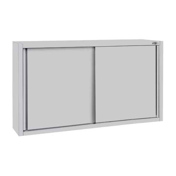 Nerezová nástěnná skříňka ECO - 1600 mm - s posuvnými dveřmi 1000 vysoká - Image 5