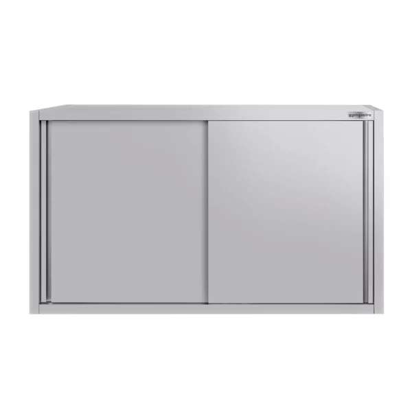 Nerezová nástěnná skříňka ECO - 1800 mm - s posuvnými dveřmi 800 mm vysoká - Image 7