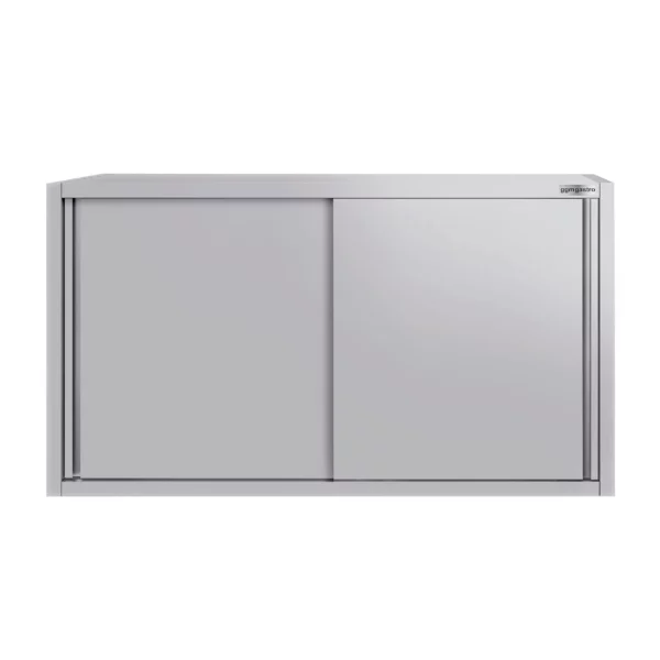 Nerezová nástěnná skříň ECO - 2000 mm - s posuvnými dveřmi 800 mm vysoká - Image 7