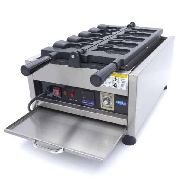 Vaflovač - 5 tvarů Taiyaki / ryby - otočný - digitální - Image 2