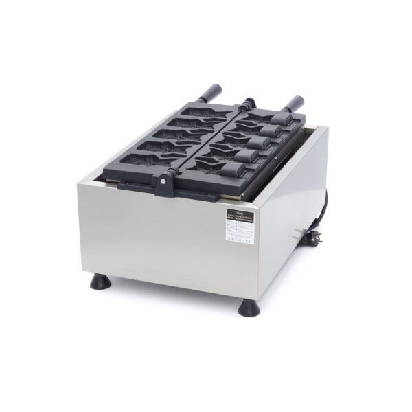 Vaflovač - 5 tvarů Taiyaki / ryby - otočný - digitální - Image 6
